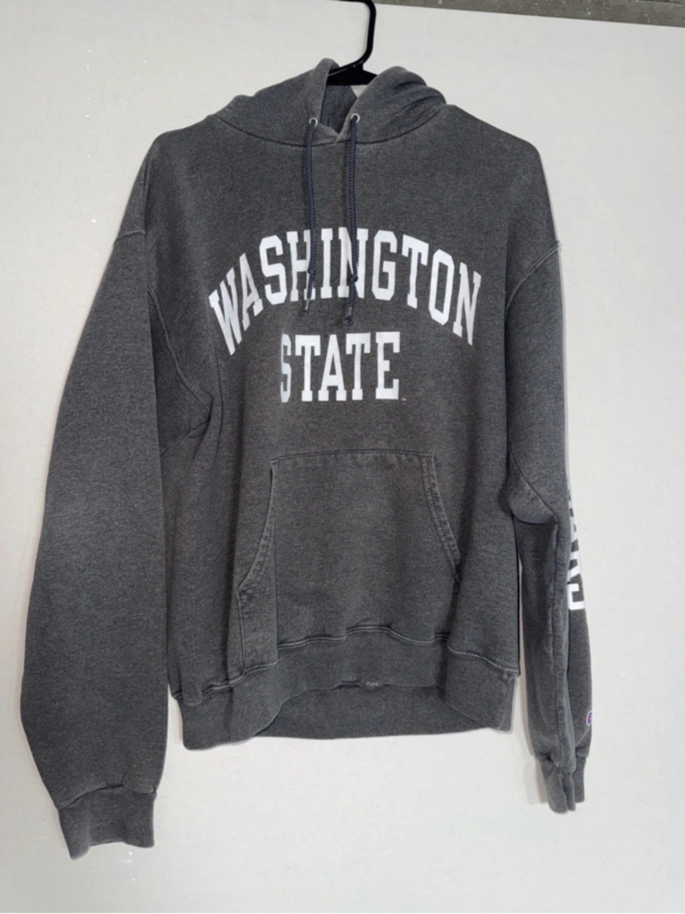 Washington State Gray Hoodie with Front Pocket women’s M